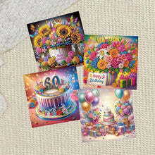 Load image into Gallery viewer, 12Pcs/Set 12Pcs/Set Cross Church-Diamond Greeting Cards