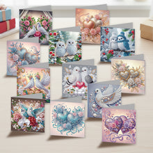 Load image into Gallery viewer, 12Pcs/Set 12Pcs/Set Cross Church-Diamond Greeting Cards