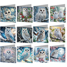 Load image into Gallery viewer, 12Pcs/Set 12Pcs/Set Cross Church-Diamond Greeting Cards