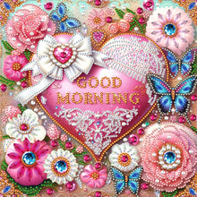 Load image into Gallery viewer, Good Morning-Partial Pearl Painting Kit with Frame-25x25cm