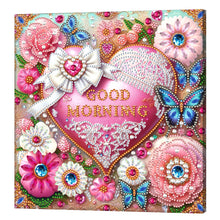 Load image into Gallery viewer, Good Morning-Partial Pearl Painting Kit with Frame-25x25cm
