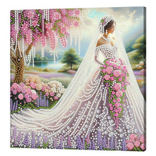 Load image into Gallery viewer, Butterfly-Partial Pearl Painting Kit with Frame-25x25cm