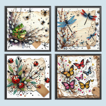 Load image into Gallery viewer, Dragonfly-Partial Special Diamond Painting-30x30cm