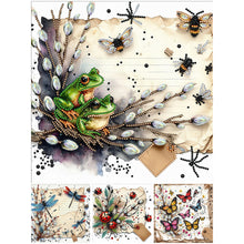 Load image into Gallery viewer, Dragonfly-Partial Special Diamond Painting-30x30cm