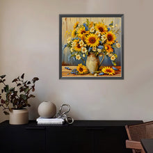 Load image into Gallery viewer, Sunflower-Full Round Diamond Painting-30x30cm