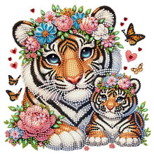 Load image into Gallery viewer, Tiger-Partial Special Diamond Painting-30x30cm