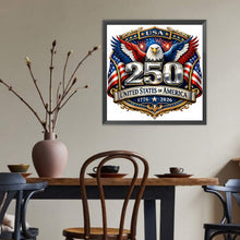 Load image into Gallery viewer, Eagle-Full Round Diamond Painting-40x40cm