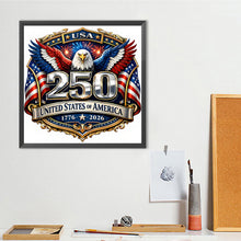 Load image into Gallery viewer, Eagle-Full Round Diamond Painting-40x40cm