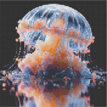 Load image into Gallery viewer, Jellyfish-Full Round Diamond Painting-30x30cm