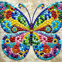 Load image into Gallery viewer, Butterfly-Full Round Diamond Painting-40x40cm