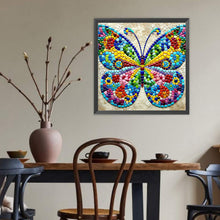 Load image into Gallery viewer, Butterfly-Full Round Diamond Painting-40x40cm