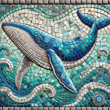 Load image into Gallery viewer, Dolphin-Full Round Diamond Painting-40x40cm