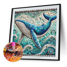 Load image into Gallery viewer, Dolphin-Full Round Diamond Painting-40x40cm