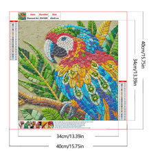 Load image into Gallery viewer, Parrot-Full Round Diamond Painting-40x40cm