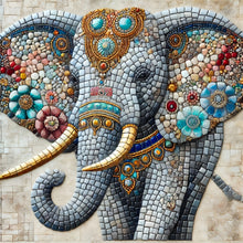 Load image into Gallery viewer, Elephant-Full Round Diamond Painting-40x40cm
