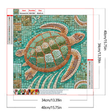 Load image into Gallery viewer, Sea Turtle-Full Round Diamond Painting-40x40cm