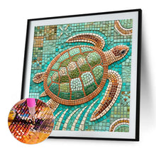 Load image into Gallery viewer, Sea Turtle-Full Round Diamond Painting-40x40cm