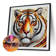 Load image into Gallery viewer, Tiger-Full Round Diamond Painting-40x40cm