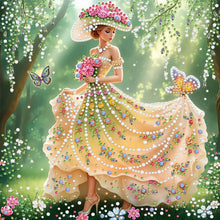 Load image into Gallery viewer, Beauty-Partial Special Diamond Painting-30x30cm