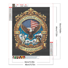 Load image into Gallery viewer, Independence Day-Full Round Diamond Painting-40x50cm