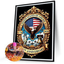 Load image into Gallery viewer, Independence Day-Full Round Diamond Painting-40x50cm