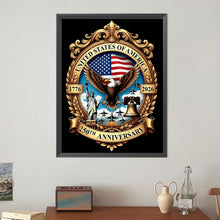 Load image into Gallery viewer, Independence Day-Full Round Diamond Painting-40x50cm