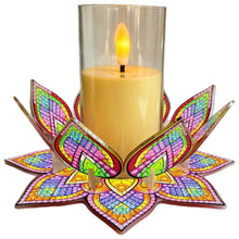 Load image into Gallery viewer, Mandala Lotus-N Acrylic-Single Side Drill-Acrylic Diamond Desktop Ornament