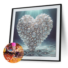Load image into Gallery viewer, Heart-Partial Special Diamond Painting-30x30cm