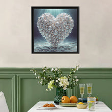 Load image into Gallery viewer, Heart-Partial Special Diamond Painting-30x30cm