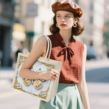Load image into Gallery viewer, Golden Mandala-Diamond Chain Crossbody Bag