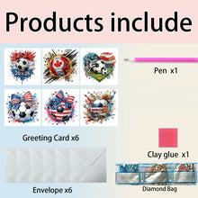 Load image into Gallery viewer, 6Pcs/Set Daisies-Diamond Greeting Cards