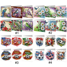 Load image into Gallery viewer, 6Pcs/Set Daisies-Diamond Greeting Cards