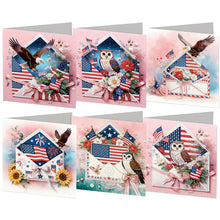 Load image into Gallery viewer, 6Pcs/Set Jm-2-Diamond Greeting Cards