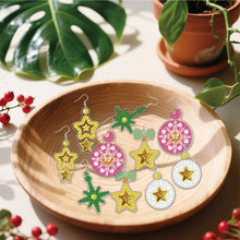 Load image into Gallery viewer, 12 Pairs Cute Cartoon Earrings-DIY Diamond Painting Earrings Kit