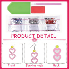 Load image into Gallery viewer, 12 Pairs Cute Cartoon Earrings-DIY Diamond Painting Earrings Kit
