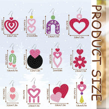 Load image into Gallery viewer, 12 Pairs Cute Cartoon Earrings-DIY Diamond Painting Earrings Kit