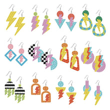 Load image into Gallery viewer, 12 Pairs Cute Cartoon Earrings-DIY Diamond Painting Earrings Kit