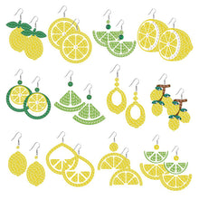 Load image into Gallery viewer, 12 Pairs Cute Cartoon Earrings-DIY Diamond Painting Earrings Kit
