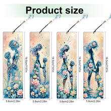 Load image into Gallery viewer, 4Pcs/Set 4Pcs/Set Yellow Flowers And Horse-Diamond Bookmark