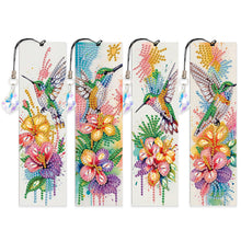 Load image into Gallery viewer, 4Pcs/Set 4Pcs/Set Yellow Flowers And Horse-Diamond Bookmark