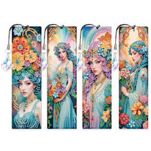 Load image into Gallery viewer, 4Pcs/Set 4Pcs/Set Yellow Flowers And Horse-Diamond Bookmark