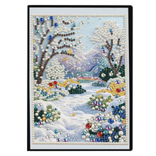 Load image into Gallery viewer, Flowers And Cat-DIY Diamonds Painting Notebook 50 Pages