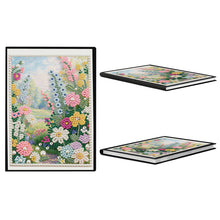 Load image into Gallery viewer, Flowers And Cat-DIY Diamonds Painting Notebook 50 Pages