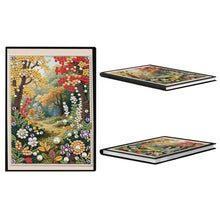 Load image into Gallery viewer, Flowers And Cat-DIY Diamonds Painting Notebook 50 Pages
