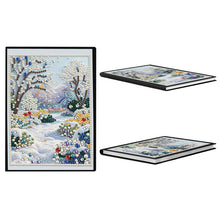 Load image into Gallery viewer, Flowers And Cat-DIY Diamonds Painting Notebook 50 Pages