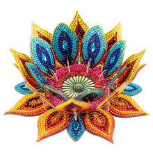Load image into Gallery viewer, Purple Lotus-A-Diamond Candle Holder-Diamond Desktop Ornament
