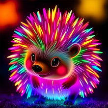 Load image into Gallery viewer, Hedgehog-Full Round Diamond Painting-40x40cm