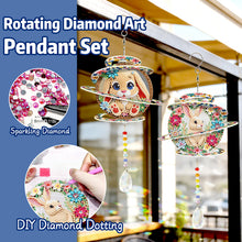 Load image into Gallery viewer, 2Pcs/Set Hummingbirds And Butterflies-SunCatcher Window Hanging Diamond Wind Chimes