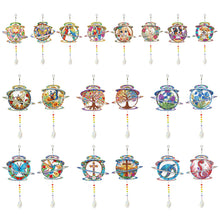 Load image into Gallery viewer, 2Pcs/Set Hummingbirds And Butterflies-SunCatcher Window Hanging Diamond Wind Chimes