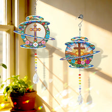 Load image into Gallery viewer, 2Pcs/Set Hummingbirds And Butterflies-SunCatcher Window Hanging Diamond Wind Chimes